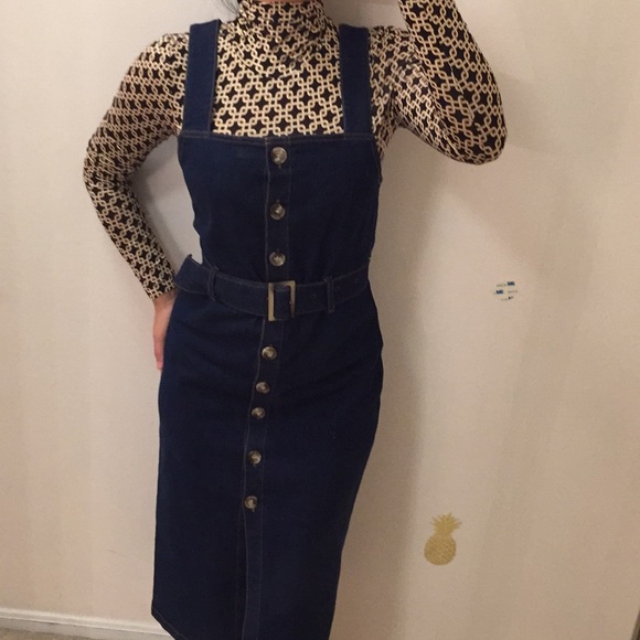 h&m denim dress 2019